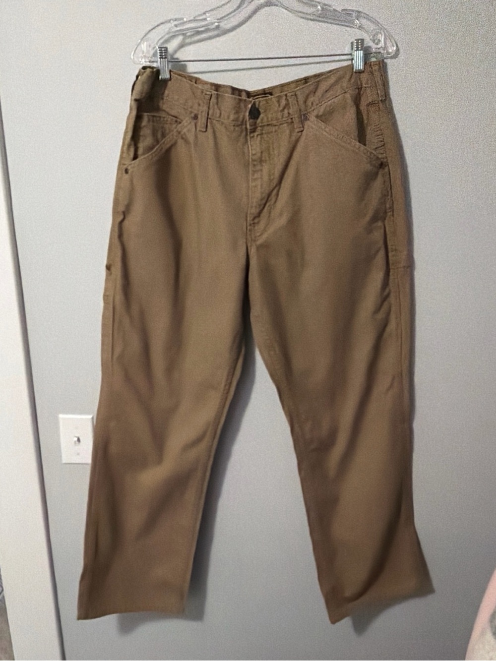 CE Schmidt Jeans Men 36X32 Brown Denim Relaxed Fit Comfort Flex Straight Leg
